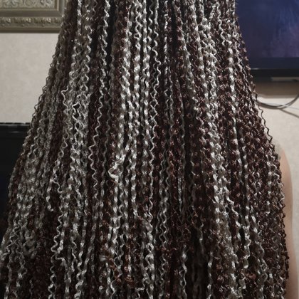 гофрированные зизи, афрокосички 