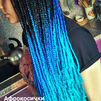 классические афрокосички