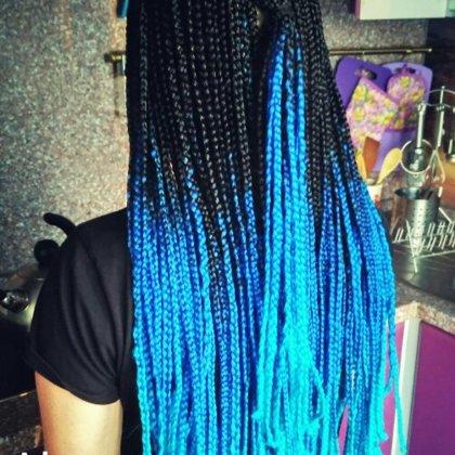 классические афрокосички