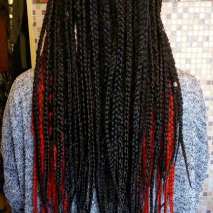 толстые афрокосички