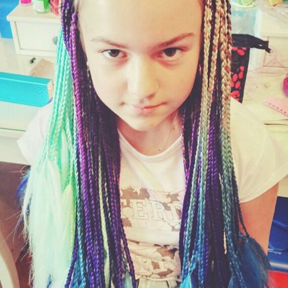 классические афрокосички