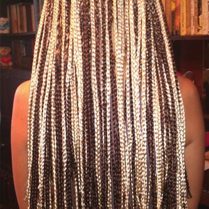 классические афрокосички